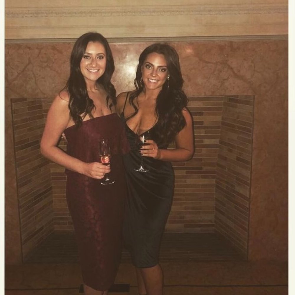 Emerald Green "Velvet" Cocktail Dress
